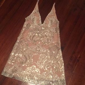 Free People Mini Sequin Dress